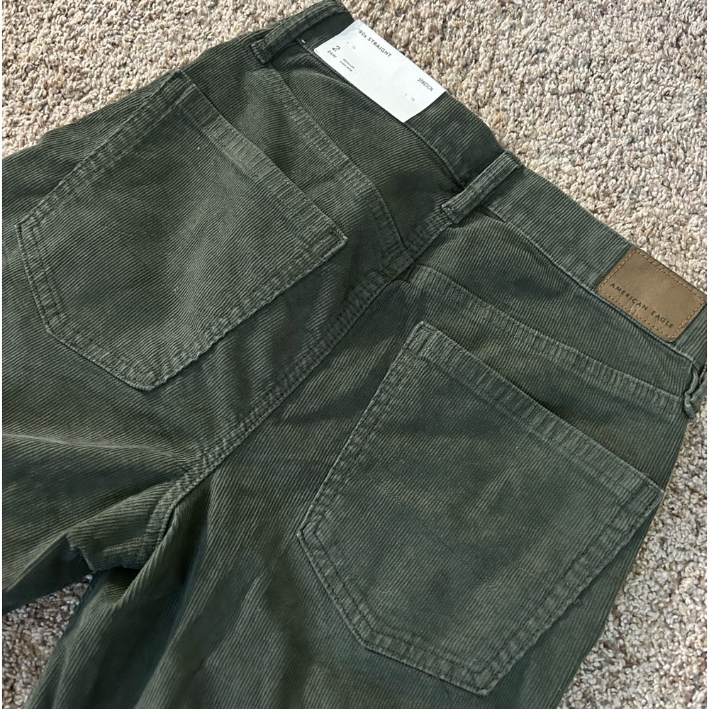 American Eagle Green 90s straight pants / jeans
